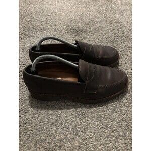 Alden Penny Loafer Men’s Size 9 BD Dark Brown Leather Half Strap 57308